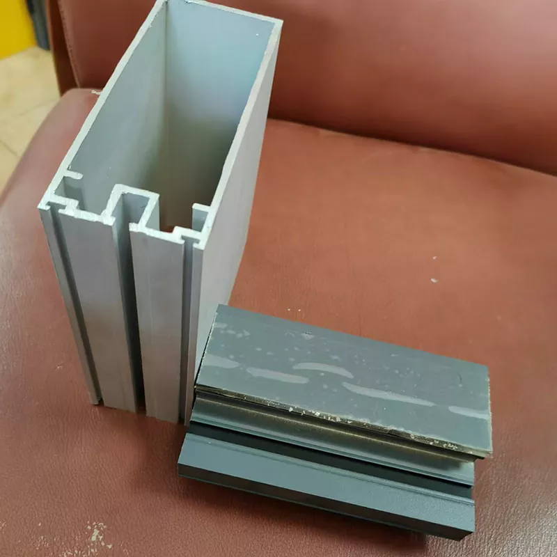 Powder-coated Hidden Frame Curtain Wall Profile